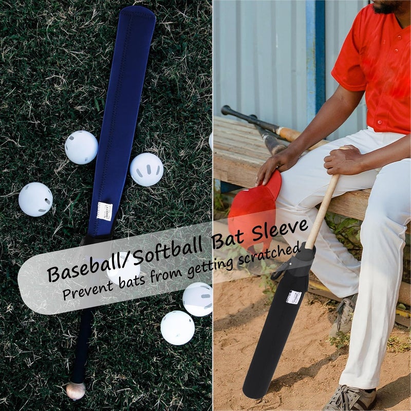 ILHSTY Bat Protector Sleeve for Baseball & Softball, Bat Warmer & Cover With Hook - Image 4